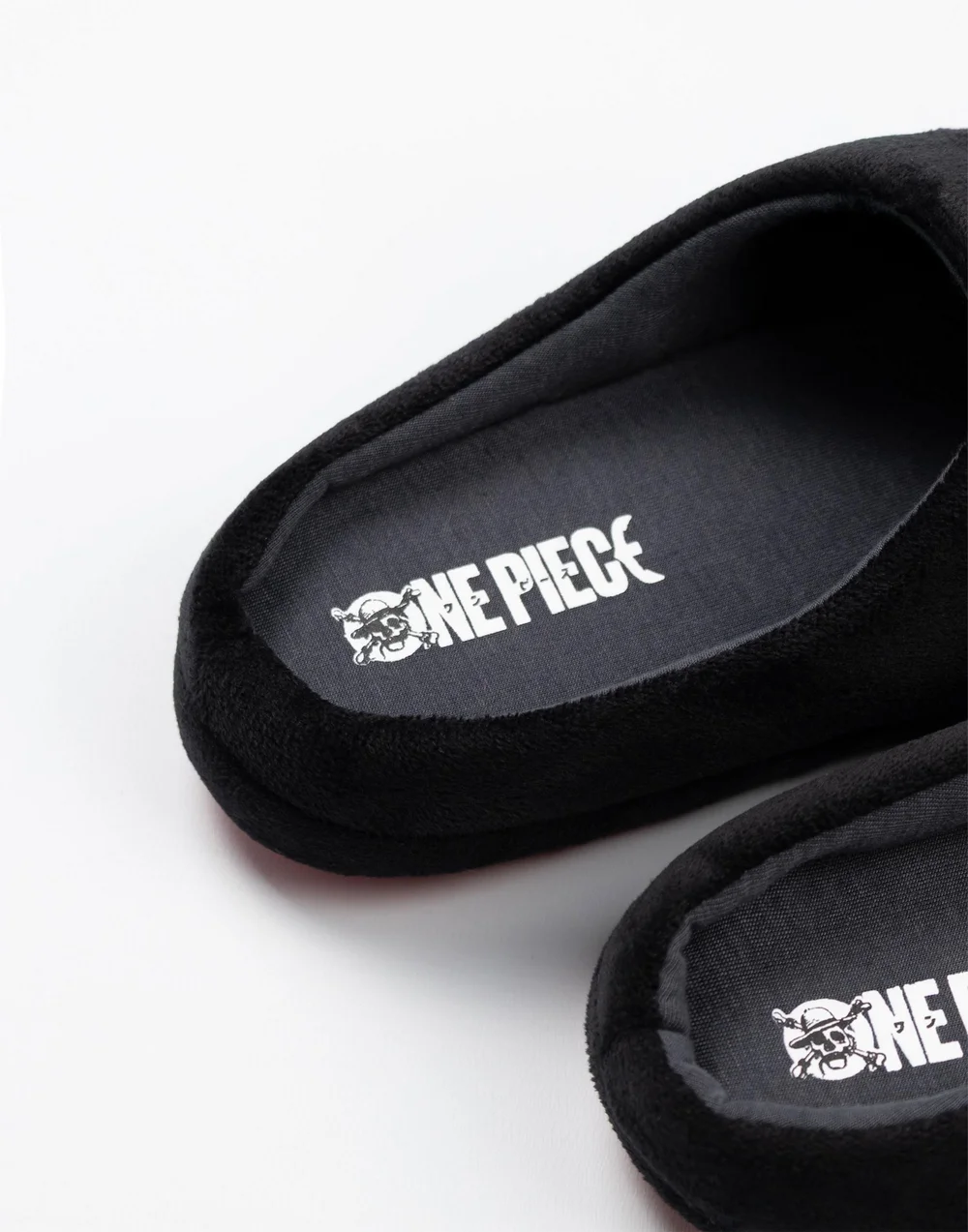 One Piece Black Logo Mule Slippers (7-12 Years) - 11-12 Yrs Image 2