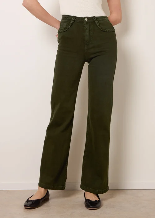 Blue Vanilla Green Pocket Rope Stretch Jeans - 8 Image 2