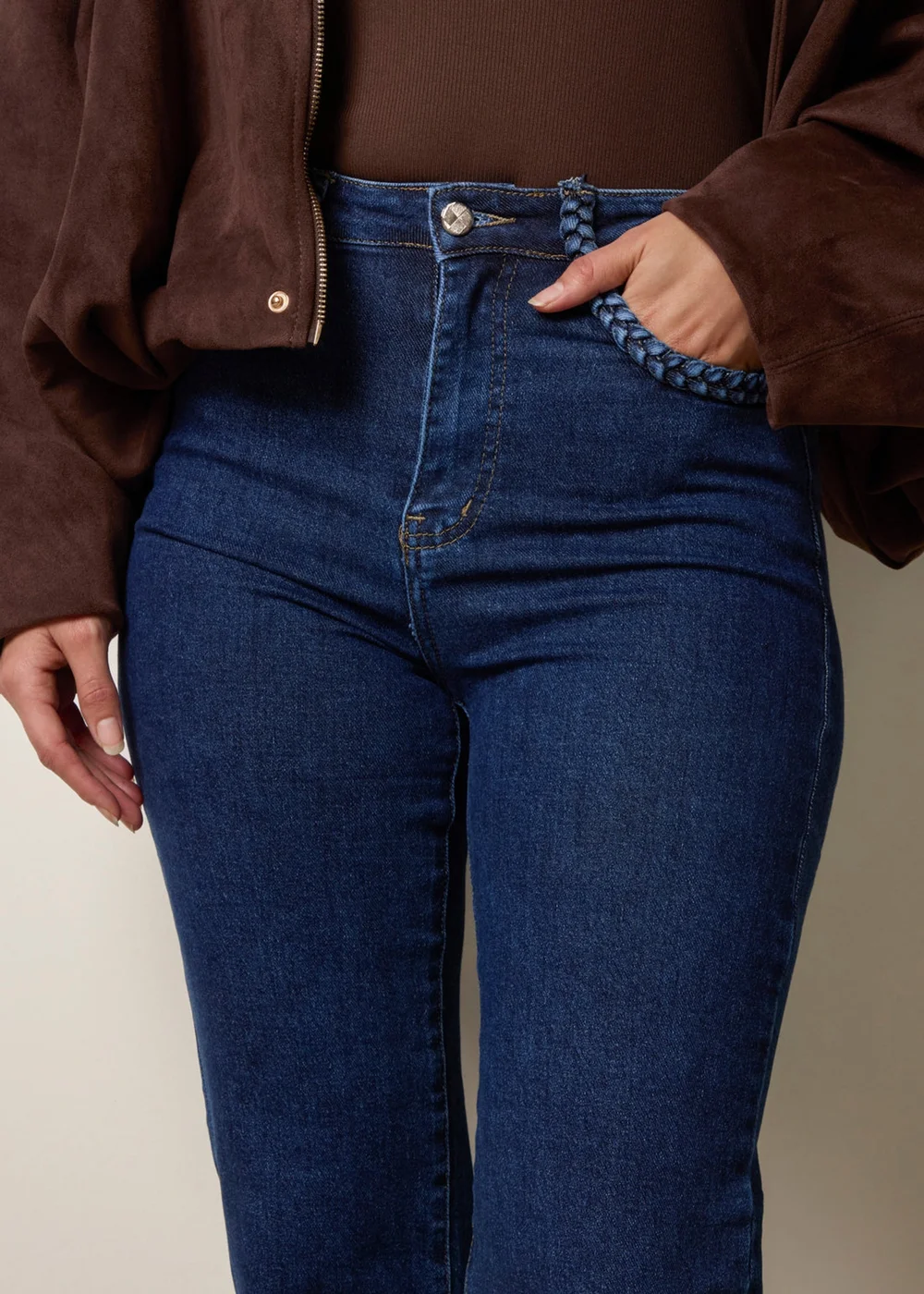 Blue Vanilla Blue Pocket Rope Stretch Jeans - 16 Image 4