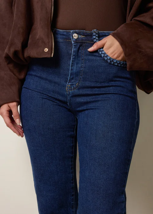 Blue Vanilla Blue Pocket Rope Stretch Jeans - 16 Image 4