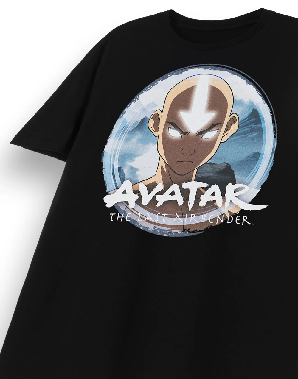 Vanilla Underground Avatar: The Last Airbender Mens Black Aang SS T-Shirt (S-3XL) - M Image 5