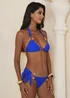 Moda Minx Iconic Isle Azure Blue Atka Triangle Bikini Top - S Image 3