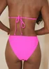 Moda Minx Iconic Isle Hot Pink Atka Triangle Bikini Top - XS Image 5