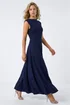 Roman Navy Fit & Flare Midi Dress - 12 Image 1