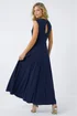 Roman Navy Fit & Flare Midi Dress - 12 Image 3