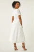 Roman White Petite Ruffle Midi Wrap Dress - 14 Image 3