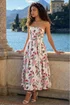Roman Ivory Petite Floral Stretch Midi Dress - 18 Image 4