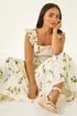 Roman White Petite Floral Tiered Maxi Dress - 8 Image 2