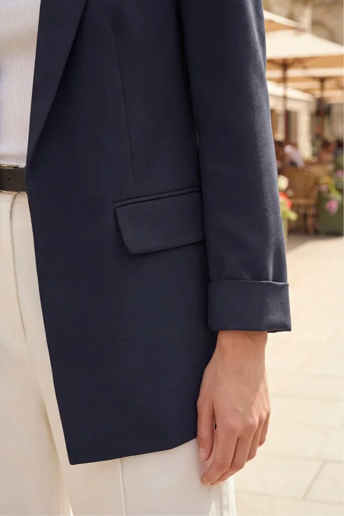 Roman Navy Tailored Collar & Revere Blazer - 12 Image 4