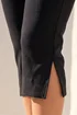 Dusk Black Split Hem Bengaline Capri Trouser - 18 Image 4