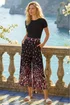 Roman Black Border Print Culotte Trouser - 20 Image 1