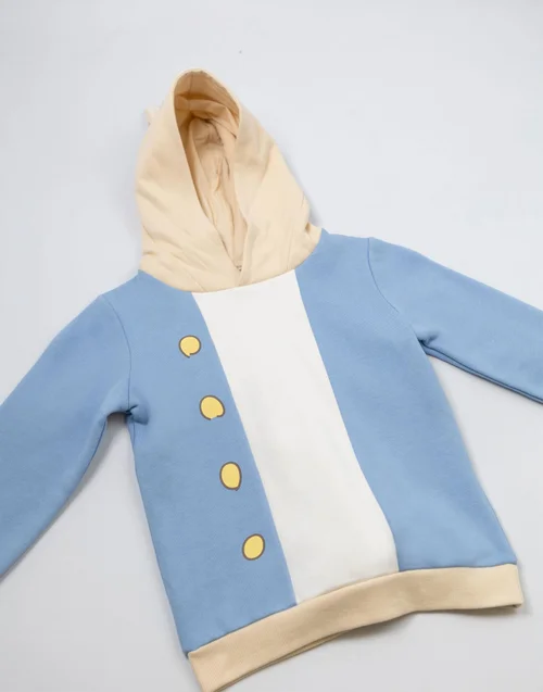 Vanilla Underground Peter Rabbit Unisex Kids Blue Hoodie (12 mnths - 5 years) - 18-24 months Image 3