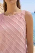 Roman Pink Fringe Detail Trim Vest - 18 Image 4