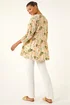 Roman Peach Floral Broderie Trim Tunic Top - 10 Image 3