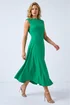Roman Green Fit & Flare Midi Dress - 16 Image 1