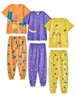 Vanilla Underground Pokemon Boys Pikachu, Gengar, Charizard SS Pyjama Set (4-14 Years) - Pack of 3 - 7-8 Yrs Image 1