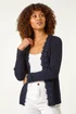 Roman Navy Lace Trim Knit Cardigan - 20 Image 2