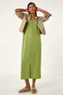 Roman Green Soft Pique Stretch Midi Dress - 18 Image 1