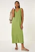 Roman Green Soft Pique Stretch Midi Dress - 18 Image 2