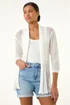 Roman Ivory Longline Back Detail Cardigan - 14 Image 1