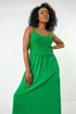 Roman Green Petite Crochet Contrast Midi Dress - 14 Image 1