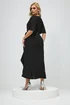 Yours London Curve Black Ruffle Hem Wrap Dress - 30-32 Image 3