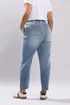 Yours Curve Light Blue Barrel Leg Jeans - 18 Image 3