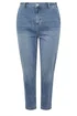 Yours Curve Light Blue Barrel Leg Jeans - 18 Image 5