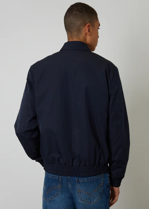 Threadbare Navy Showerproof Patch Pocket Zip Up Jacket - 2XL Image 2