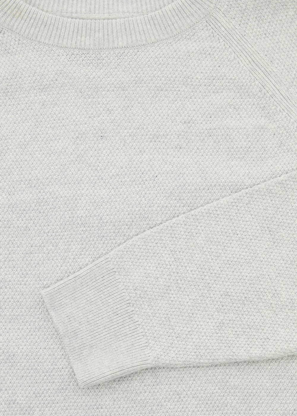 Threadbare Natural Raglan Knitted Crew Neck Jumper - 2XL Image 5