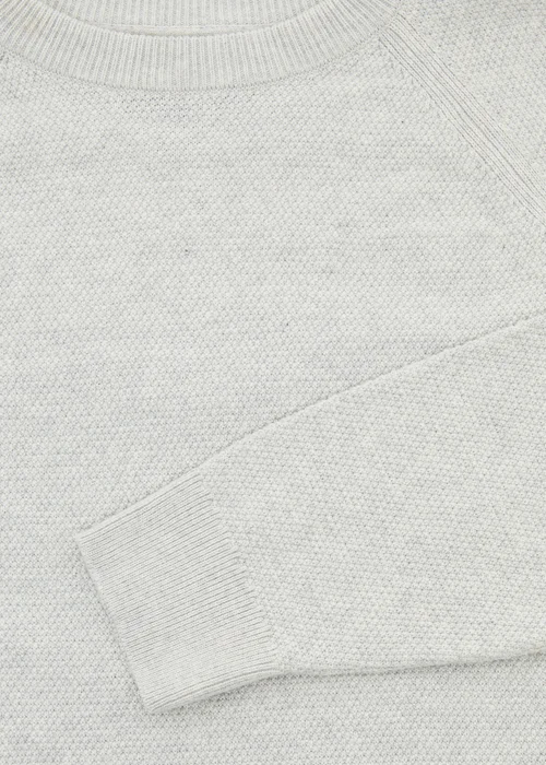 Threadbare Natural Raglan Knitted Crew Neck Jumper - 2XL Image 5