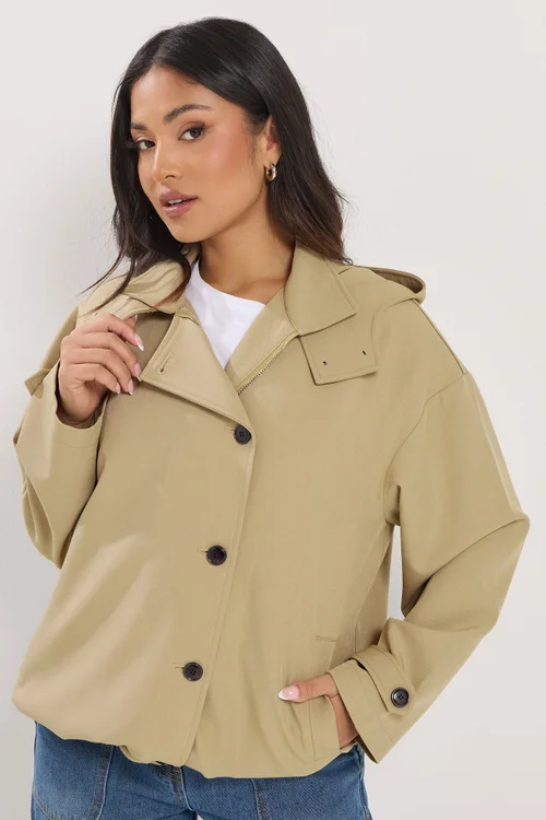 PixieGirl Petite Natural Brown Drawcord Jacket - 14 Image 2