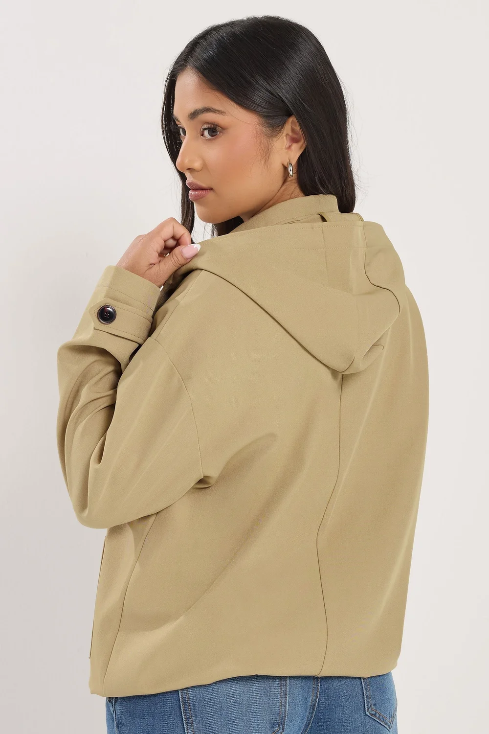 PixieGirl Petite Natural Brown Drawcord Jacket - 14 Image 5