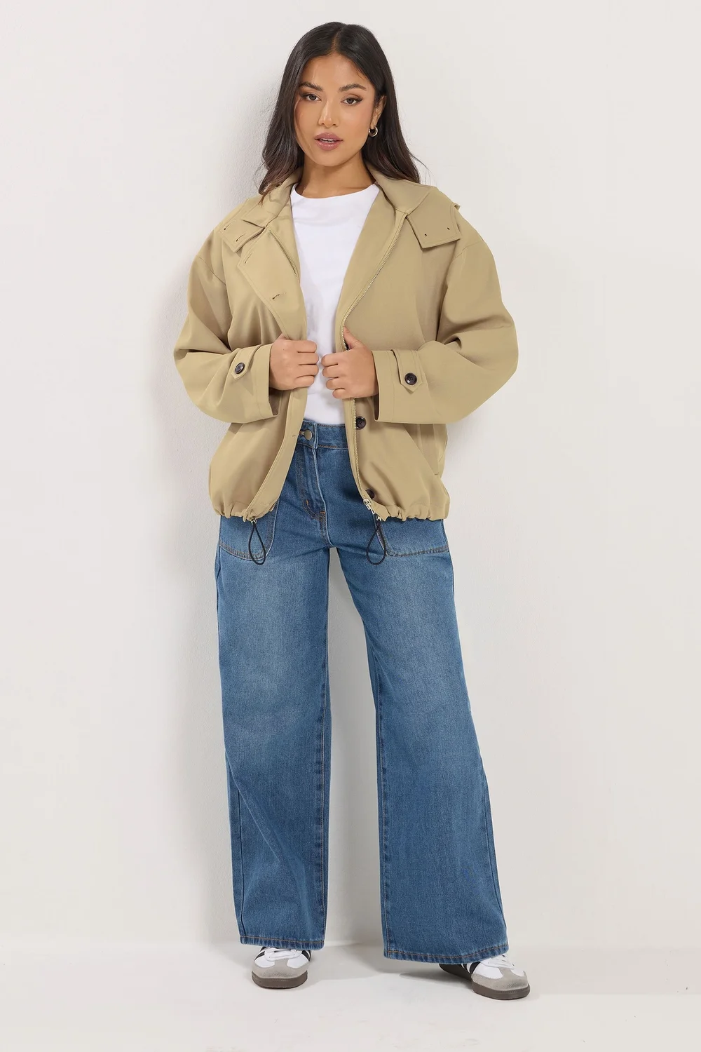 PixieGirl Petite Natural Brown Drawcord Jacket - 14 Image 4