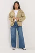 PixieGirl Petite Natural Brown Drawcord Jacket - 14 Image 4