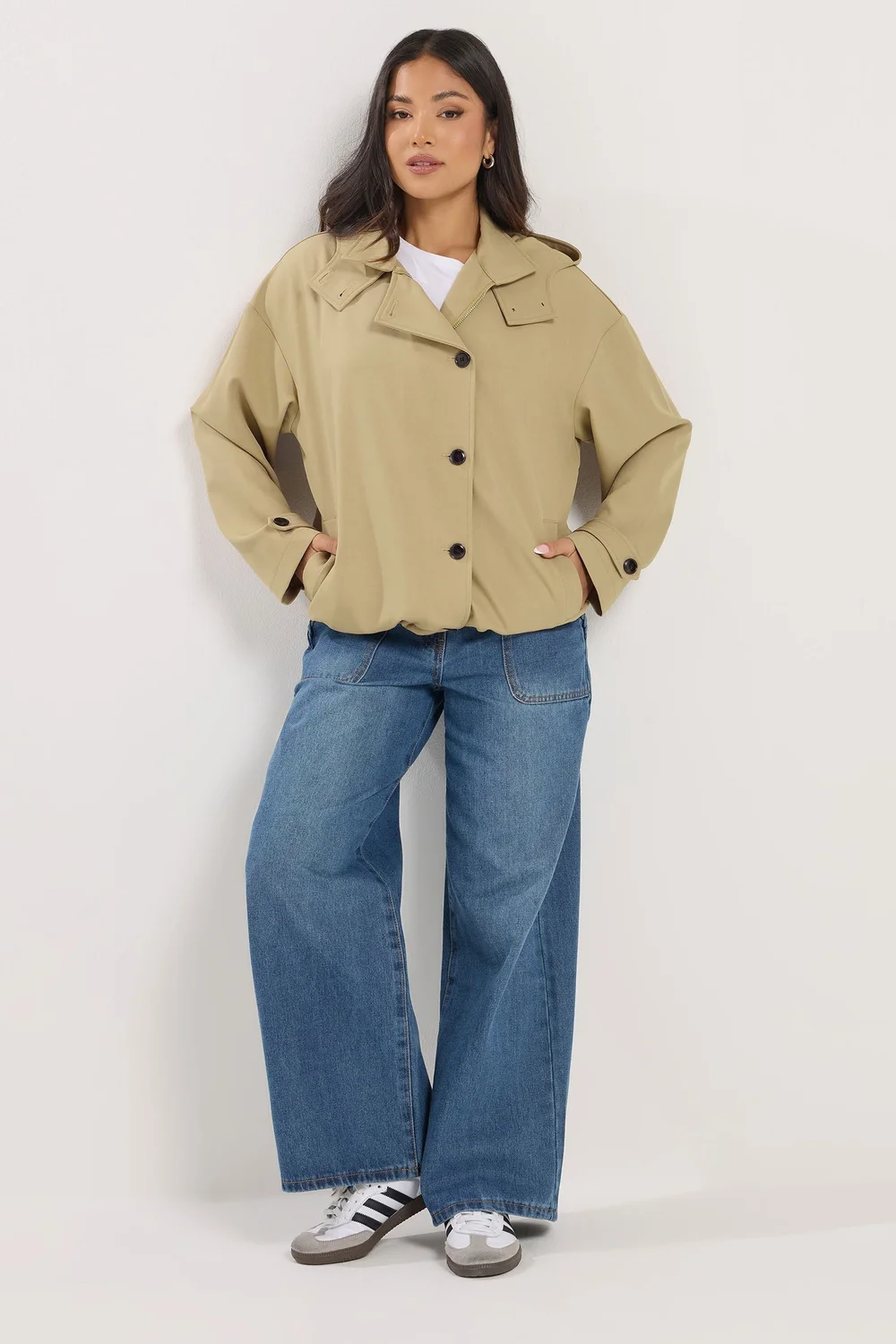 PixieGirl Petite Natural Brown Drawcord Jacket - 14 Image 3