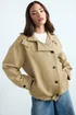 PixieGirl Petite Natural Brown Drawcord Jacket - 14 Image 1