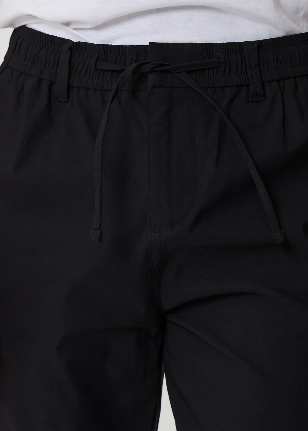Threadbare Black Slim Fit Stretch Trousers - 36/L32 Image 4