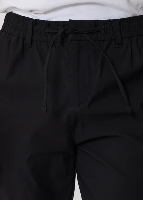Threadbare Black Slim Fit Stretch Trousers - 36/L32 Image 4