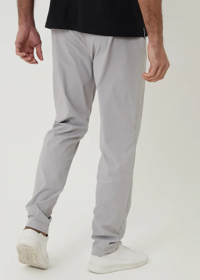 Threadbare White Slim Fit Stretch Trousers