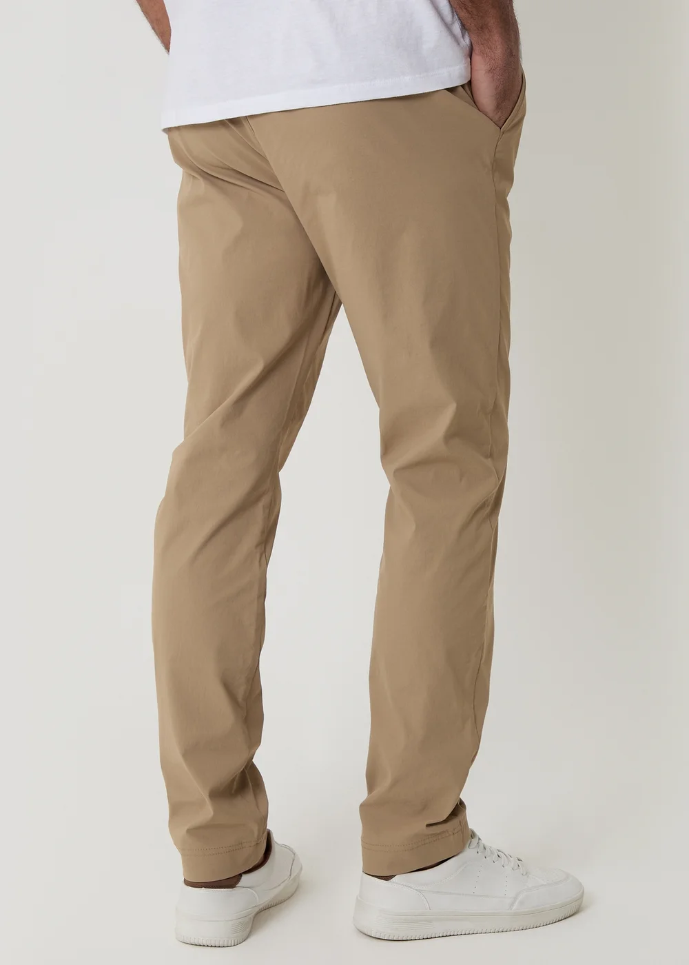 Threadbare Stone Slim Fit Stretch Trousers - 32/L32 Image 2