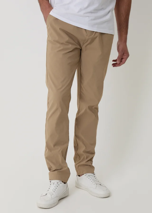 Threadbare Stone Slim Fit Stretch Trousers
