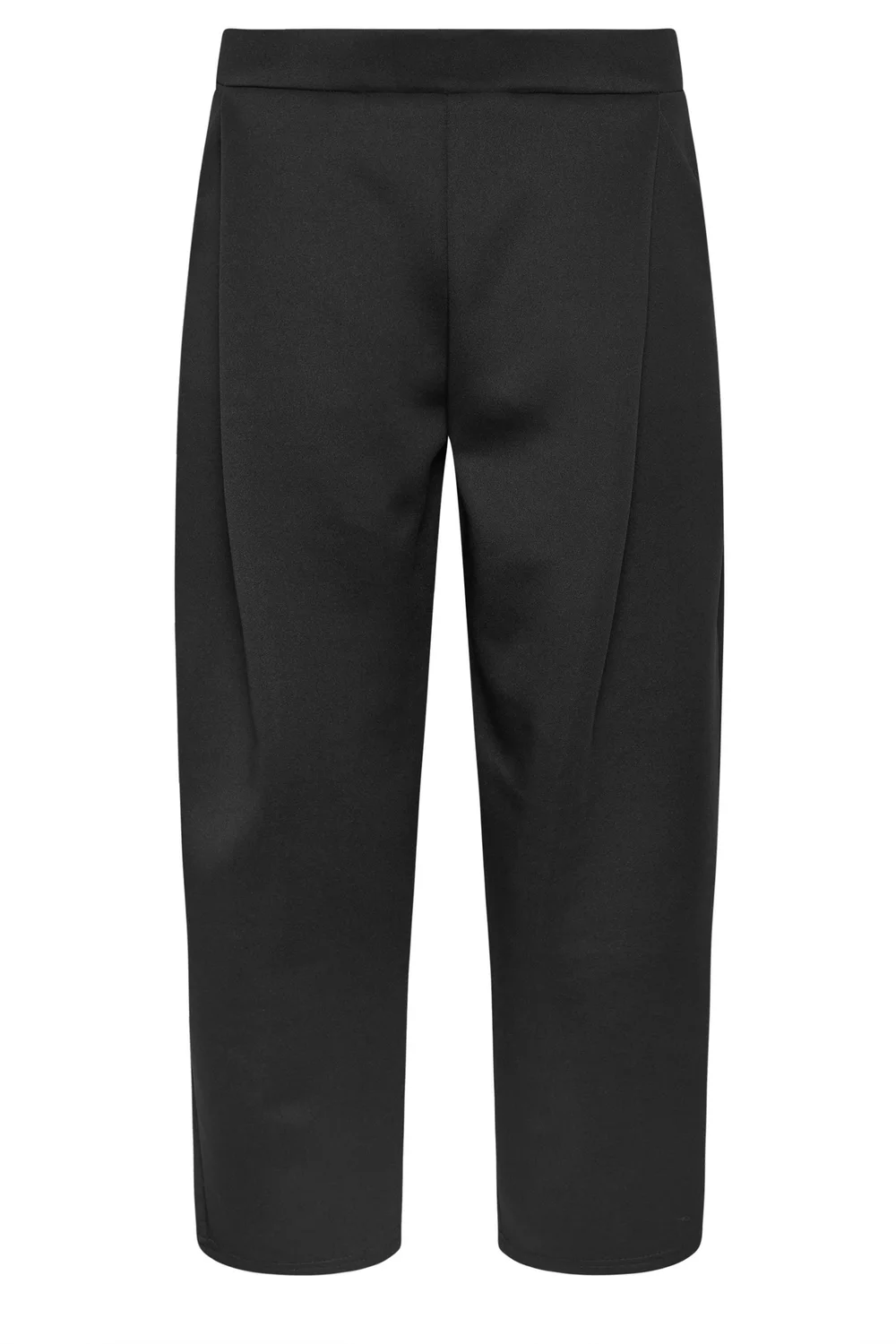 PixieGirl Petite Black Jersey Pleated Barrel Trousers - 16/L27 Image 5