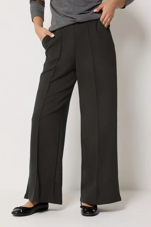 PixieGirl Petite Black Pintuck Trousers - 16/L27 Image 2