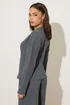 PixieGirl Petite Charcoal Grey Textured Cardigan - 10 Image 3