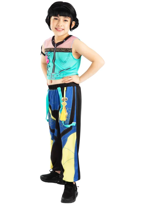 K-Pop Demon Hunters Zoey Core Look Child Costume M & Wig (5-10 Years) - 7-8 Yrs Image 4