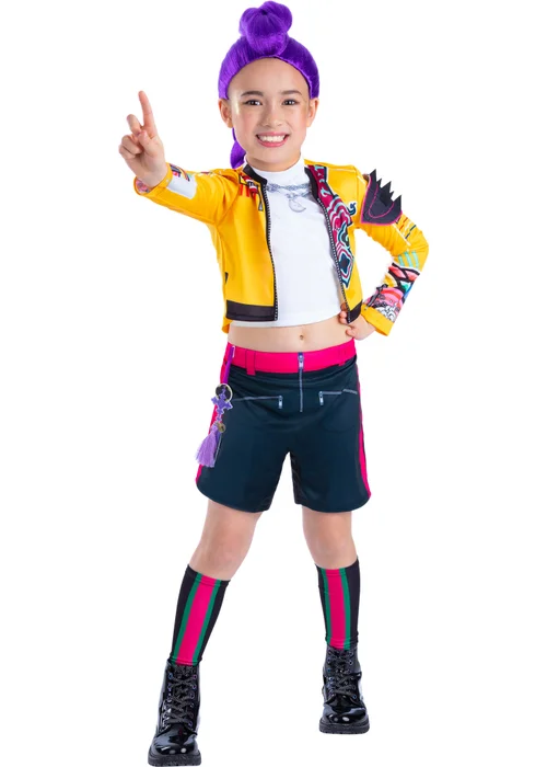 K-Pop Demon Hunters Rumi Core Look Child Costume & Wig (5-10 Years) - 5-6 Yrs Image 5