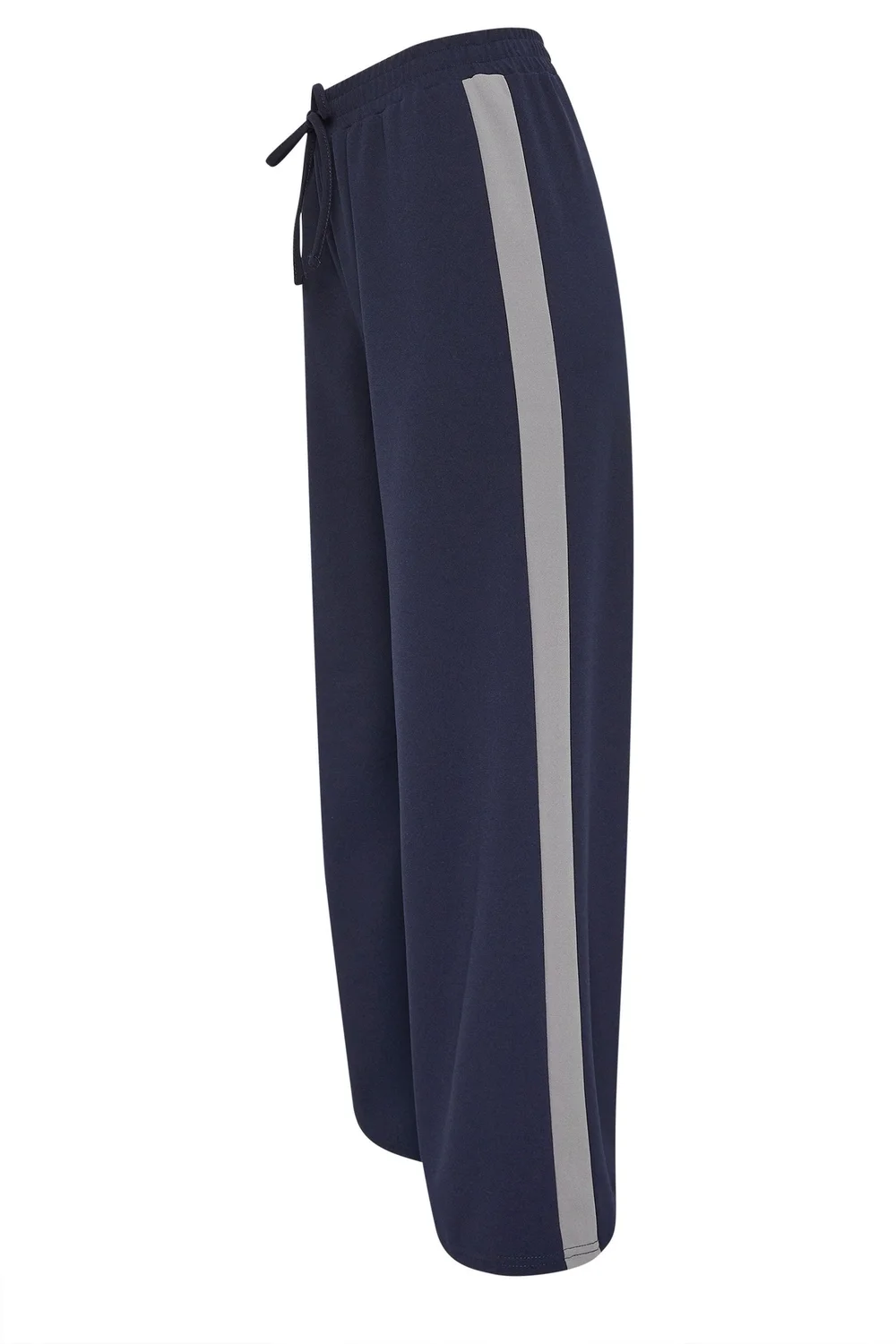 PixieGirl Petite Navy Blue Side Stripe Wide Leg Trousers - 18/l27 Image 5