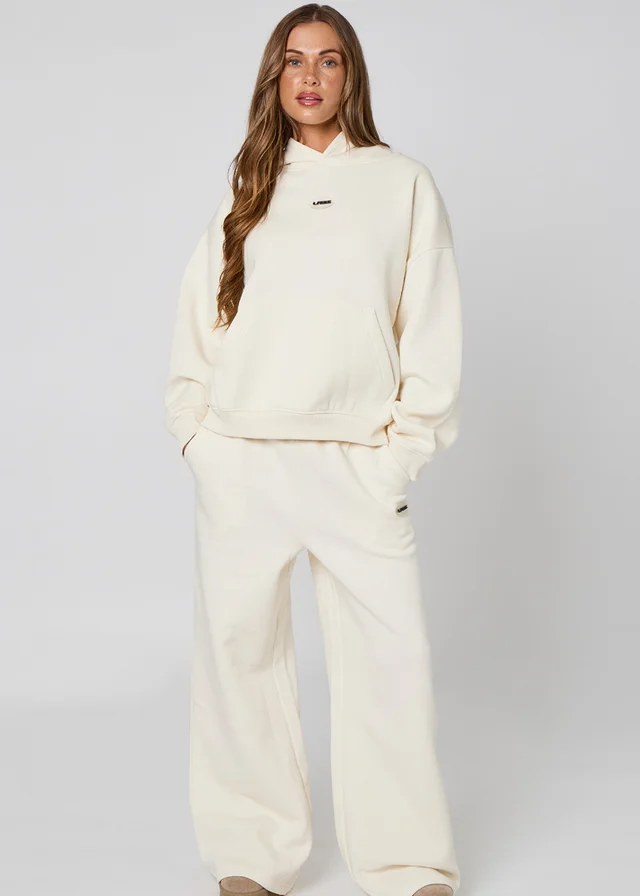 Urban Bliss Cream Branded Hoodie
