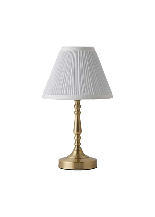 ValueLights Sienna Antique Brass Touch Table Lamp - One Size Image 5